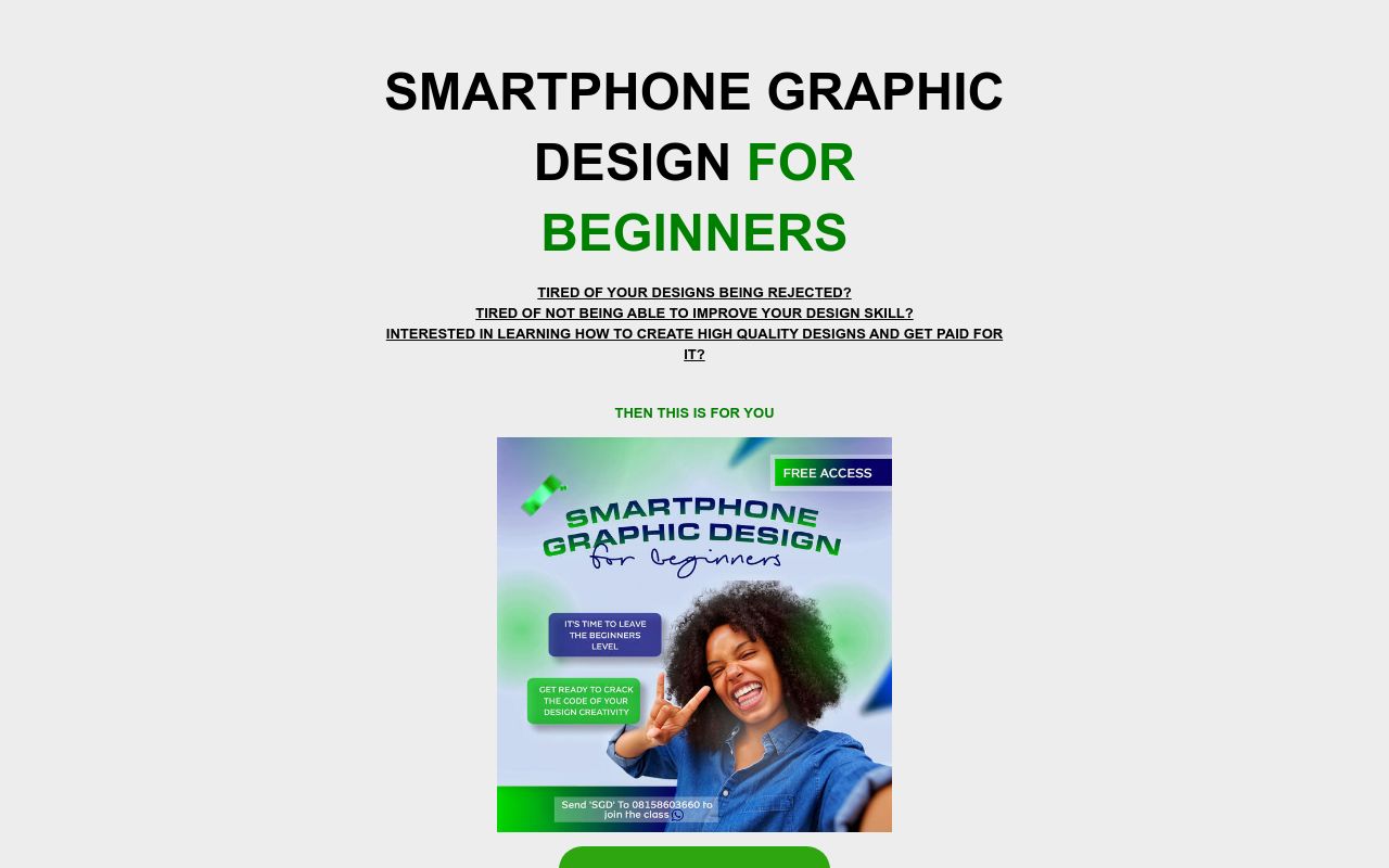 Smartphone Graphics Design Course SMARTPHONE GRAPHIC DESIGN FOR BEGINNERS